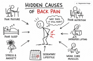 hidden causes chronic back pain